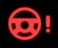 Câu 295: Khi động cơ ô tô đã khởi động, bảng đồng hồ xuất hiện ký hiệu như hình vẽ dưới đây không tắt trong thời gian dài, báo hiệu tình trạng như thế nào của xe ô tô?