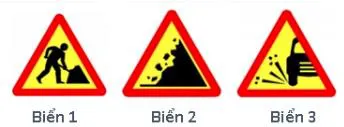 Câu 408: Biển nào sau đây báo trước gần tới đoạn đường đang tiến hành thi công sửa chữa?
