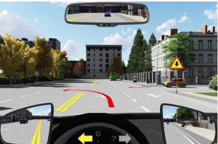 Câu 588: Xe nào được đi trước trong trường hợp này?